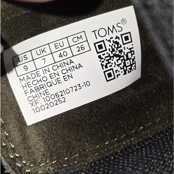 TOMS Women's Rowan Water Resistant Chelsea Boots Green Size 9 New - Picture 16 of 16